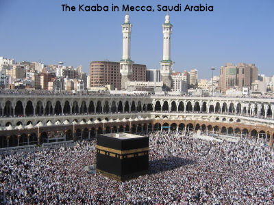 The Hajj and Kaaba tone in Mecca, Saudi Arabia